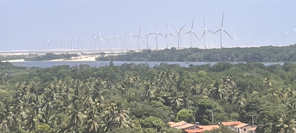 Farol da Marinha em Mandacarú no passeio do Rio Preguiças.